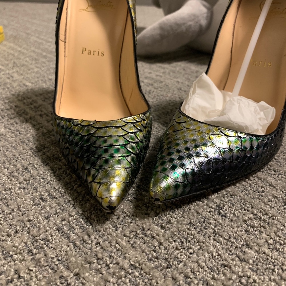 So Kate Snakeskin Heels - Picture 8 of 8